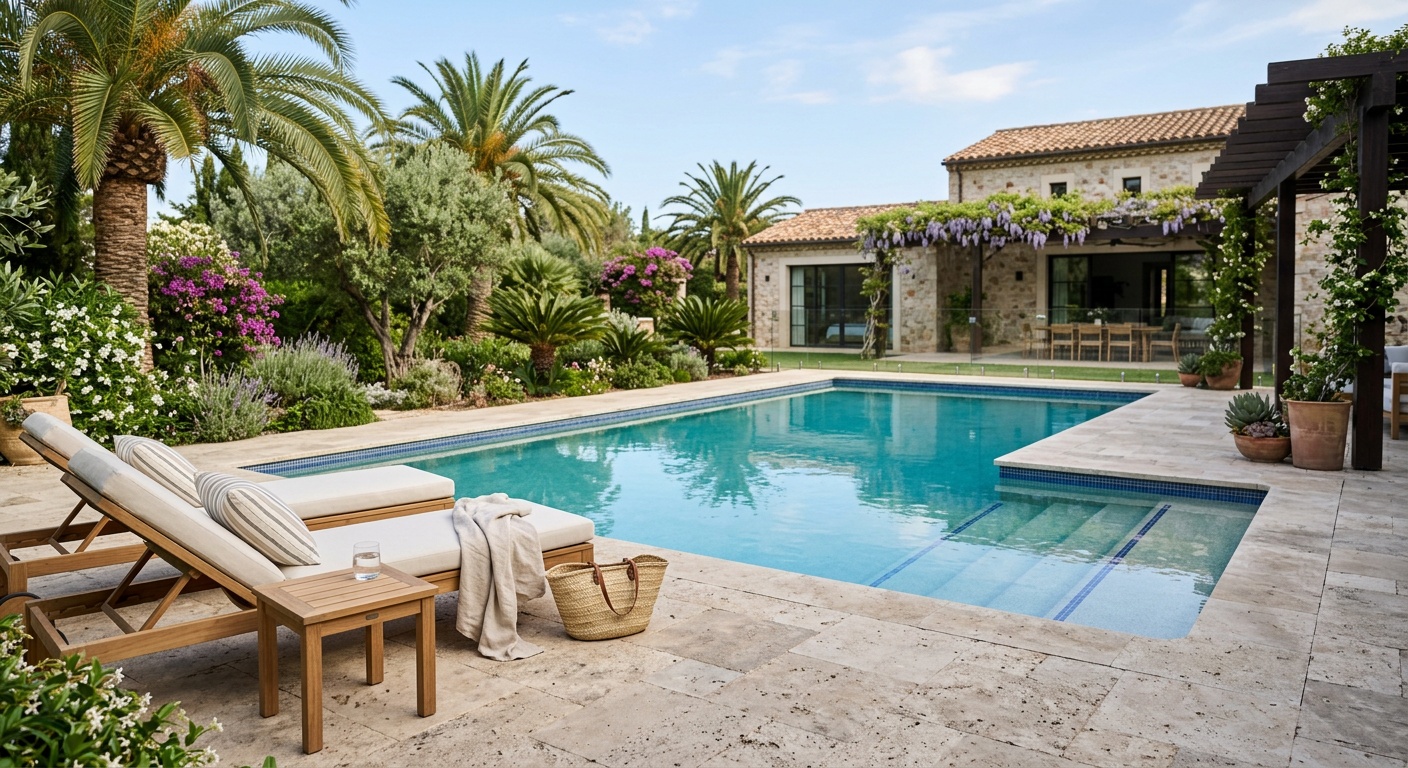 Roof and pool renovation