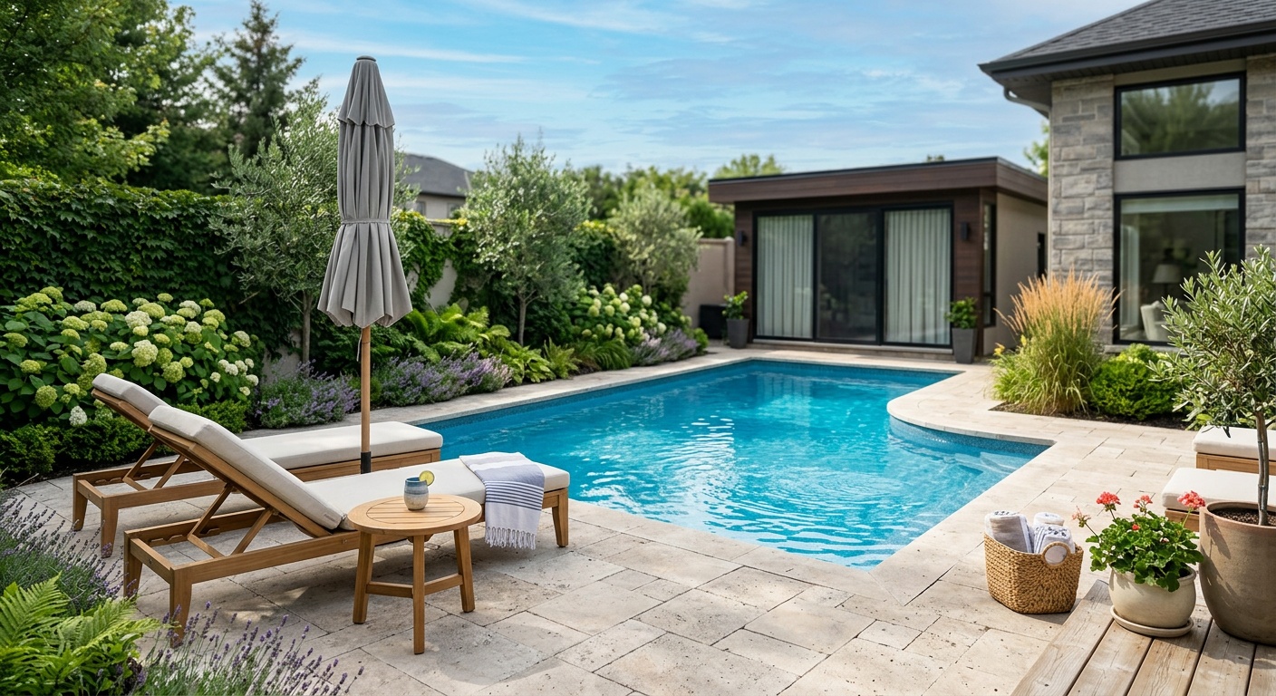Roof and pool renovation